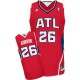 NBA Kyle Korver Swingman Men's Red Jersey - Adidas Atlanta Hawks &26 Alternate