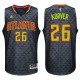 Atlanta Hawks 26 Kyle Korver 2015-16 saison nouvelle Swingman route noir maillots