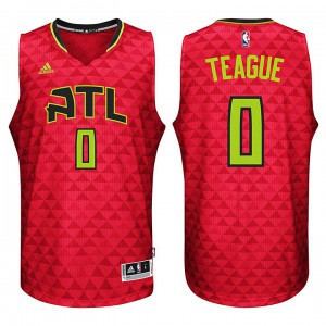 Atlanta Hawks 0 Jeff Teague 2015-16 saison nouvelle Swingman Alternative le maillot rouge