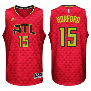 Al Horford Atlanta Hawks 15 2015-16 saison nouvelle Swingman Alternative maillot rouge