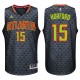 Al Horford Atlanta Hawks 15 2015-16 saison nouvelle route Swingman Maillot de noir
