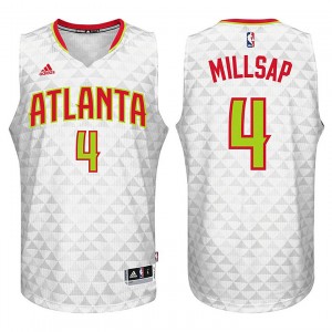 Paul Millsap Atlanta Hawks 4  2015-16 saison nouvelle Swingman blanc maillot domicile