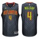 Paul Millsap Atlanta Hawks 4 2015-16 saison nouvelle route Swingman Maillot de noir