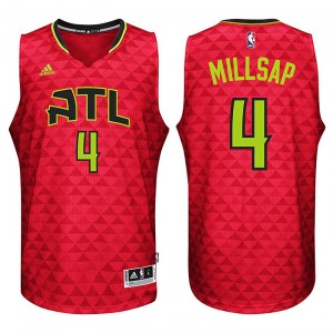 Paul Millsap Atlanta Hawks 4 2015-16 saison nouvelle Swingman Alternative maillot rouge
