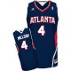 NBA Paul Millsap Swingman Men's Navy Blue Jersey - Adidas Atlanta Hawks &4 Road