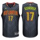 Dennis Schroder Atlanta Hawks 17 par saison-nouvelle route Swingman 2015-16 noir acheter maillots de basket-ball