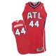 NBA Pete Maravich Authentic Men's Red Jersey - Adidas Atlanta Hawks &44 Alternate
