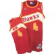 NBA Spud Webb Authentic Throwback Men's Red Jersey - Adidas Atlanta Hawks &4