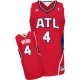 NBA Spud Webb Swingman Men's Red Jersey - Adidas Atlanta Hawks &4 Alternate