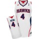 NBA Spud Webb Swingman Men's White Jersey - Adidas Atlanta Hawks &4 Home