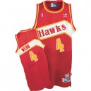 NBA Spud Webb Swingman Throwback Men's Red Jersey - Adidas Atlanta Hawks &4