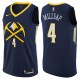 Nuggets Denver pour hommes ^ 4 Maillot Swingman bleu marine Paul Millsap City Edition
