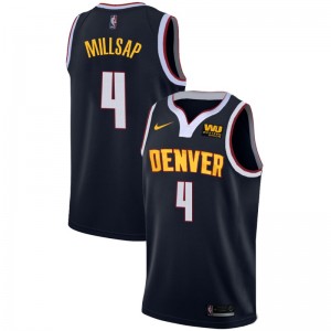 Pépites de Denver Paul Millsap ^ 4 Icon Navy Jersey