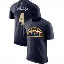 Pépites de Denver Paul Millsap ^ T-shirt bleu marine avec logo 4