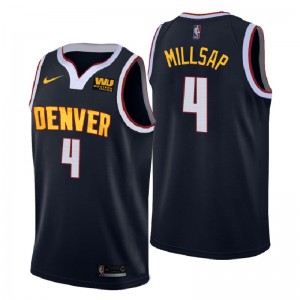 Nuggets Denver Hommes ^ 4 Maillot Swingman Bleu Marine Paul Edition Icon Edition