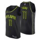 Hommes NBA Draft Atlanta Hawks ^ Maillot Swingman Noir 11 Trae Young City Edition