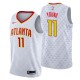 Hommes NBA Draft Atlanta Hawks ^ Maillot Swingman Blanc de la 11e Association Trae Young