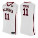 NCAA Oklahoma Sooners ^ Maillot de basket-ball de performance universitaire authentique, Blanc 11, Trae Young