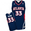 NBA Adreian Payne Swingman Men's Navy Blue Jersey - Adidas Atlanta Hawks &33 Road