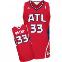 NBA Adreian Payne Swingman Men's Red Jersey - Adidas Atlanta Hawks &33 Alternate