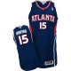 NBA Al Horford Authentic Men's Navy Blue Jersey - Adidas Atlanta Hawks &15 Road