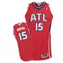 NBA Al Horford Authentic Men's Red Jersey - Adidas Atlanta Hawks &15 Alternate