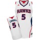 NBA DeMarre Carroll Swingman Men's White Jersey - Adidas Atlanta Hawks &5 Home