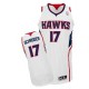 NBA Dennis Schroder Authentic Men's White Jersey - Adidas Atlanta Hawks &17 Home