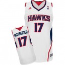 NBA Dennis Schroder Swingman Men's White Jersey - Adidas Atlanta Hawks &17 Home