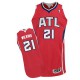 NBA Dominique Wilkins Authentic Men's Red Jersey - Adidas Atlanta Hawks &21 Alternate