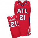NBA Dominique Wilkins Swingman Men's Red Jersey - Adidas Atlanta Hawks &21 Alternate