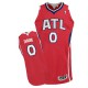 NBA Jeff Teague Authentic Men's Red Jersey - Adidas Atlanta Hawks &0 Alternate
